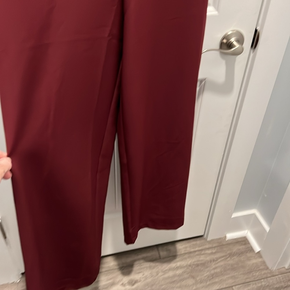 Burgundy jumpsuit from NY and company - Picture 5 of 6